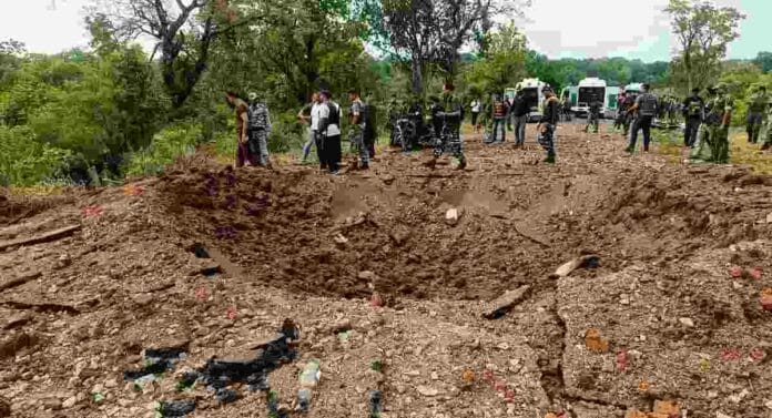 Chhattisgarh Naxal Attack 10 security personnel, driver killed in Naxal attack in Dantewada