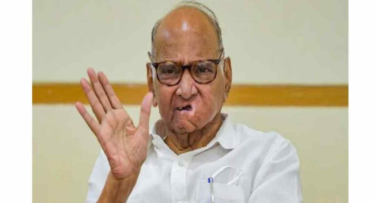 Sharad Pawar : पवार कुटुंबात मीच वडीलधारा, म्हणून अजित पवारांना भेटलो – शरद पवार