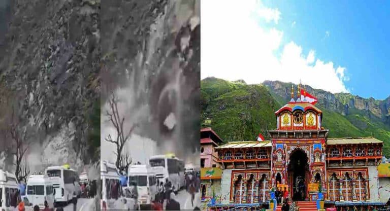 Uttarakhand Landslide : दरड कोसळून महामार्ग बंद ; बद्रीनाथमध्ये हजारो पर्यटक अडकले