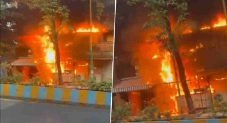 Thane Fire : उपवन येथील सूर संगीत हॉटेल आणि बारला भीषण आग