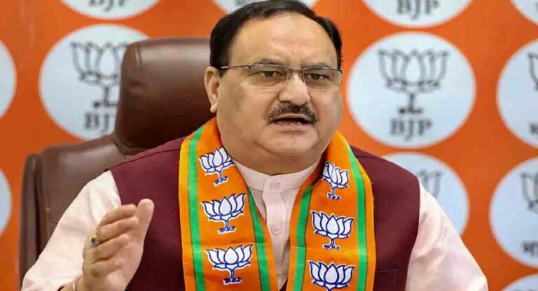 विधानसभा निवडणुकीत उद्धव ठाकरेंना धडा शिकवा; J. P. Nadda यांचे आवाहन