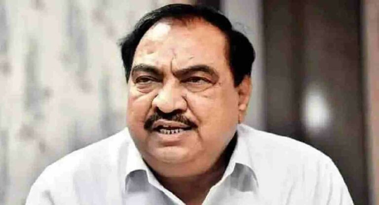 Eknath Khadse  : एकनाथ खडसे यांनी केली ‘वेगळ्या खान्देश’ची मागणी