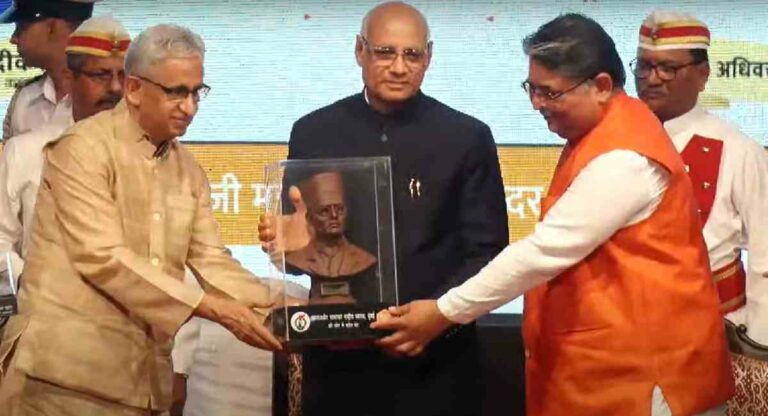 Veer Savarkar : स्वातंत्र्यवीर सावरकर राष्ट्रीय स्मारकाला भेट ही तीर्थयात्रा –  राज्यपाल रमेश बैस