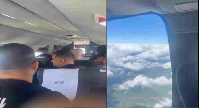 Viral Video : विमान उंच आकाशात असताना अचानक दरवाजा उघडला आणि...