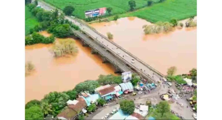 Flood : कोल्हापूरकरांना दिलासा; पुराचे पाणी ओसरू लागले 