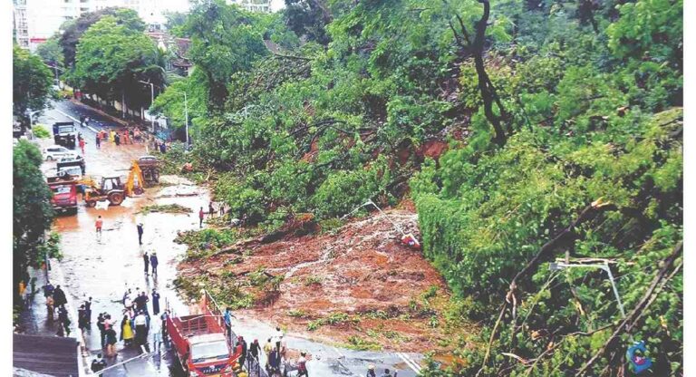 Landsliding : महाराष्ट्राला भूस्खलनाचा धोका