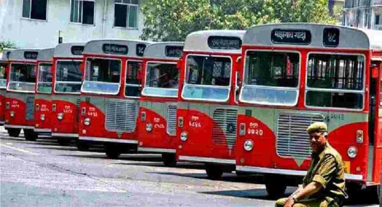 BEST Strike : सलग तिसऱ्या दिवशी मुंबईत बेस्ट बसच्या कंत्राटी कर्मचाऱ्यांचा संप सुरुच