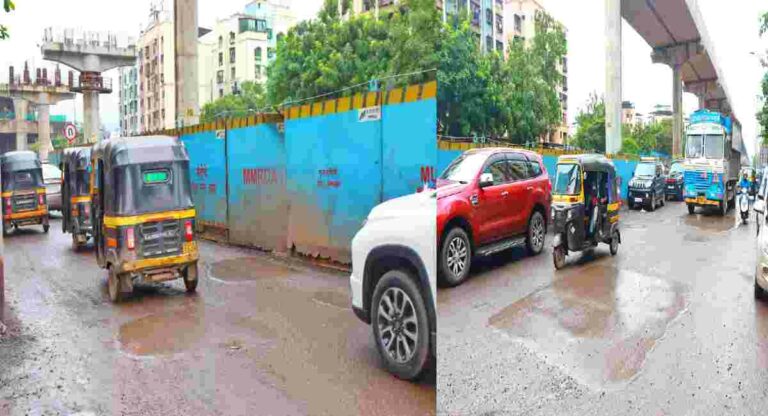 MMRDA : एमएमआरडीएने भरले मुंबईच्या रस्त्यांवरील खड्डे