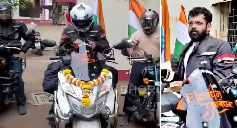 Dombivli  to Kargil Journey : रोहितचा जवानांना राख्या पोहचविण्यासाठी डोंबिवली ते कारगिल दुचाकीवरून प्रवास