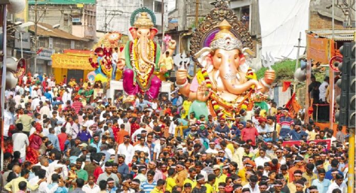 Ganeshotsav : कोल्हापुरात गणेश आगमन मिरवणुकीत सहभागी होण्यासाठी लकी ड्रॉ