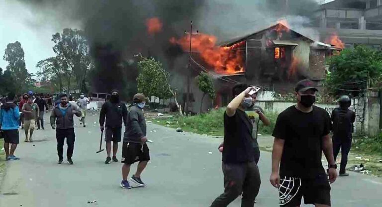 Manipur Violence : गोळीबारात दोन जण ठार; ७ जखमी