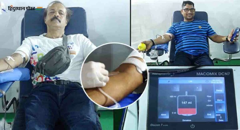 Blood Donation : स्वातंत्र्यदिनानिमित्त स्वातंत्र्यवीर सावरकर राष्ट्रीय स्मारकात रक्तदान शिबिर