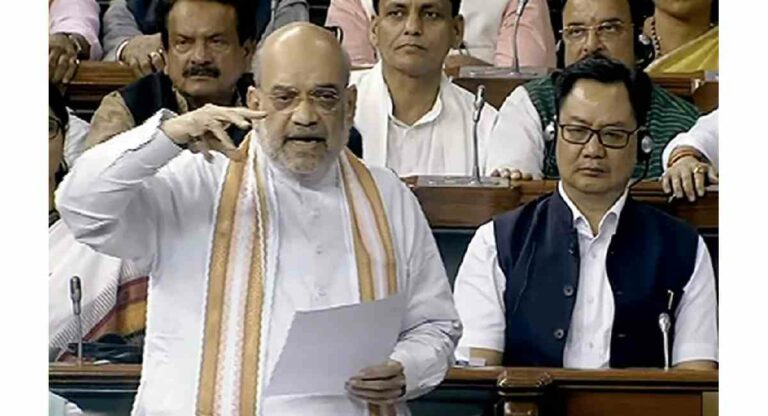 Amit Shah : मणिपूर प्रकरणावर अमित शाह स्पष्ट बोलले; घटना लाजिरवाणी, पण राजकारण करणे अधिक लज्जास्पद