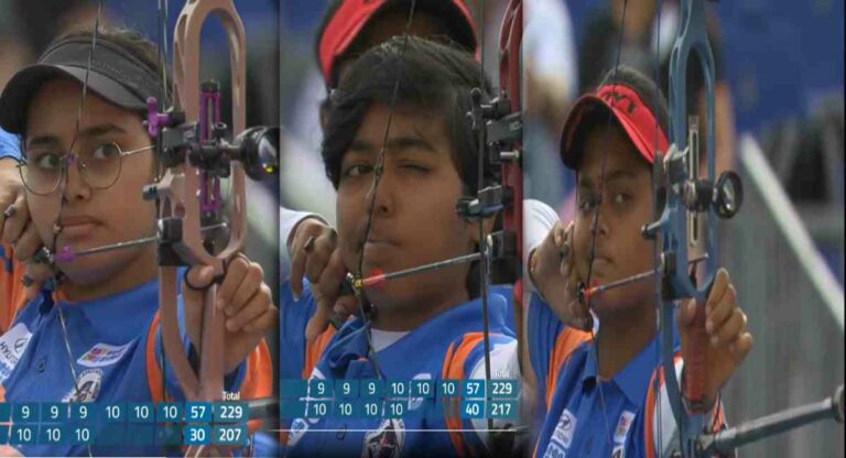 HL : World Archery Championship 2023 : भारतीय महिलांना कम्पाऊंड प्रकारात ऐतिहासिक सुवर्ण