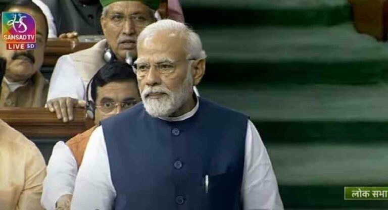 PM Narendra Modi : फिल्डिंग विरोधकांनी लावली; आम्ही चौकार-षटकार मारले – पंतप्रधान मोदी