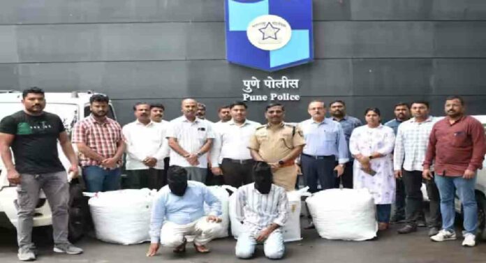 Drugs In Pune : धक्कादायक! महाराष्ट्र शासनाची पाटी लावून गांजाची वाहतूक... पुणे पोलिसांनी केली मोठी कारवाई !