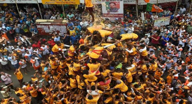 Thane Dahihandi : ठाणे शहरात १३ गोविंदा जखमी; मुंबईतील रुग्णालयात उपचार सुरु