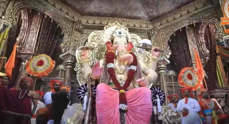 Lalbaugcha Raja 2023 : लालबागचा राजा यंदा रायगडाच्या प्रतिकृतीमध्ये विराजमान होणार