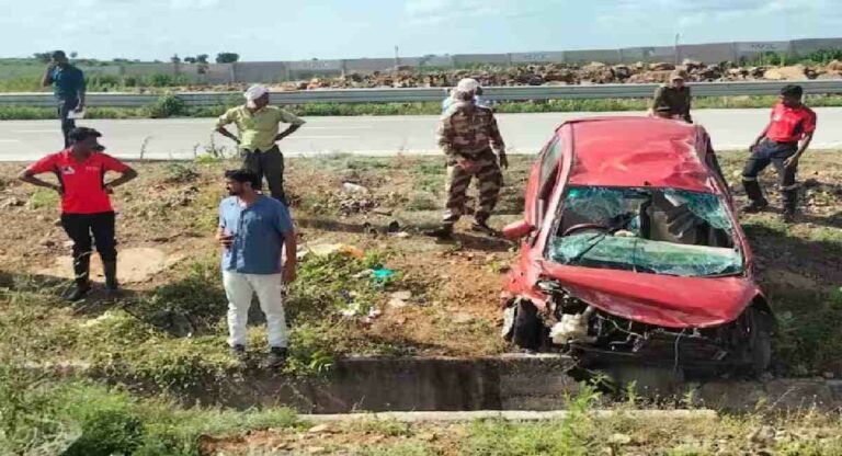 Samruddhi Express Highway : गौरी-गणपतीसाठी अमरावतीला जाणाऱ्या कुटुंबावर काळाचा घाला, एकाचा मृत्यू तर तीन जण गंभीर जखमी