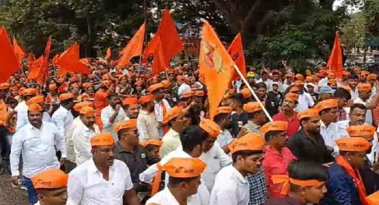 Sangli Maratha Kranti Morcha : मराठा आरक्षणाच्या मागणीसाठी सांगली येथे भव्य मोर्चा