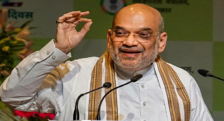 Amit Shah : केंद्रीय मंत्री अमित शहा मुंबईत, पोलिसांचा चोख बंदोबस्त 