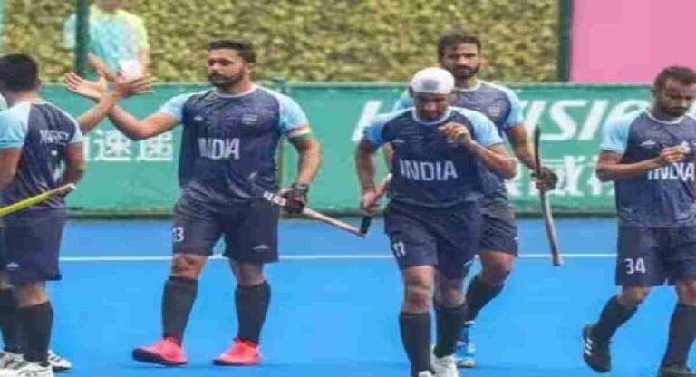 Asian Games 2023 :  हॉकीमध्ये टीम इंडियाची ऐतिहासिक कामगिरी, पाकिस्तानचा दणदणीत पराभव