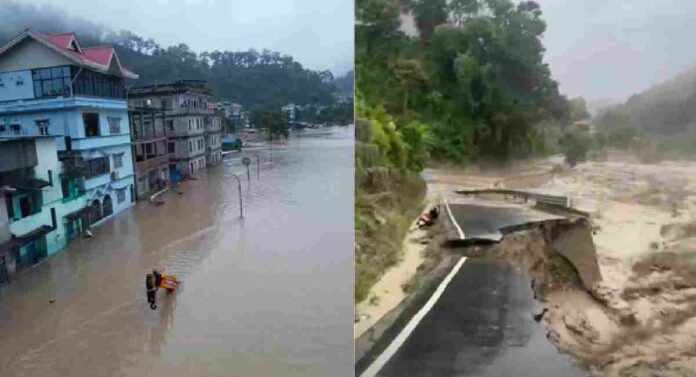 Sikkim Flood : सिक्कीममध्ये हाहाकार; भीषण पुरात आत्तापर्यंत ८ जवानांसह २२ ठार, काय घडले 'त्या' रात्री