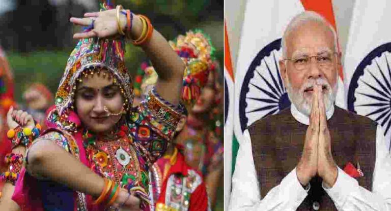 PM Modi pens Garba : गरबो गुजरात नी गरवी मिरात छे… पंतप्रधानांनी लिहिले गरब्याचे गीत… 