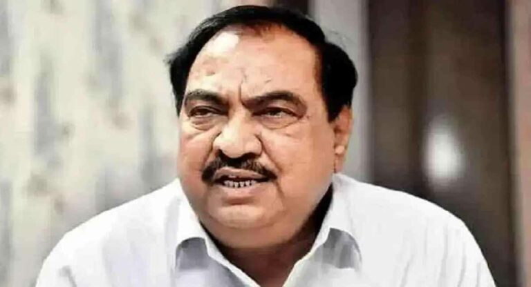 Eknath Khadse : एकनाथ खडसे यांच्या अडचणीत वाढ; संपूर्ण कुटुंबाला १३७ कोटींच्या दंडाची नोटीस; काय आहे प्रकरण?