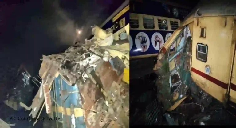 Andhra Pradesh Train Accident : अपघातात १३ जणांचा मृत्यू तर ४० प्रवासी जखमी