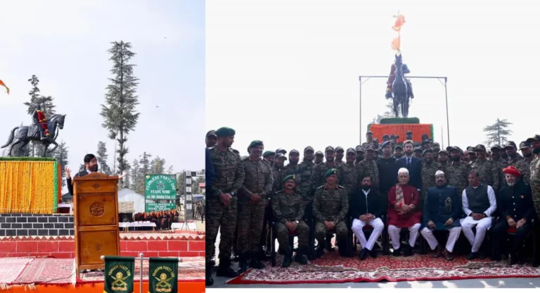 Shivaji Maharaj Statue at LOC : भारत-पाक नियंत्रण रेषेवर आता छत्रपतींची नजर; मुख्यमंत्री एकनाथ शिंदे यांच्या हस्ते छत्रपती शिवाजी महाराजांच्या पुतळ्याचे अनावरण