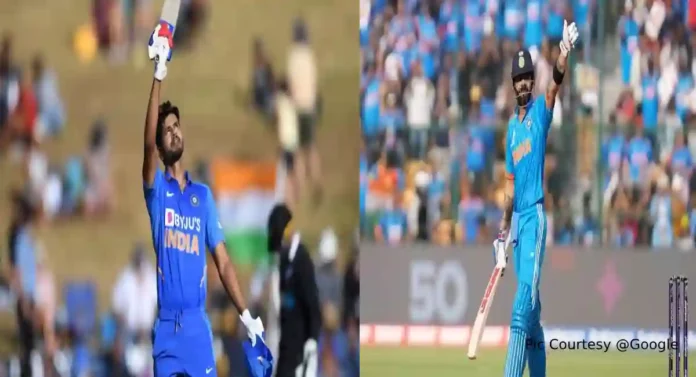 Ind vs NZ : विराट, श्रेयसची शतकं, भारताचं न्यूझीलंडसमोर ३९८ धावांचं आव्हान