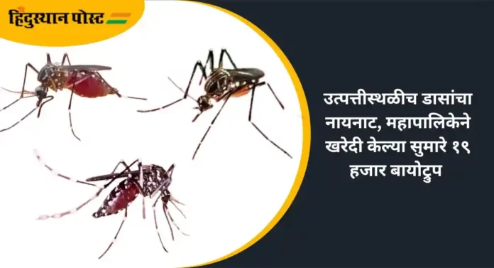 Smile : उत्पत्तीस्थळीच डासांचा नायनाट, महापालिकेने खरेदी केल्या सुमारे १९ हजार बायोट्रुप