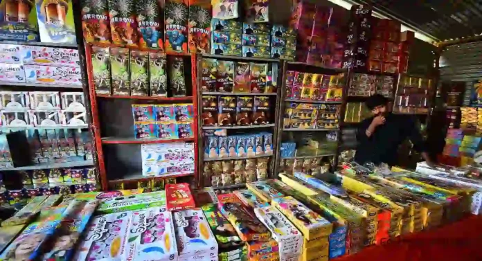 Firecrackers Stock Seized : सावरकर मंडईसह दादरमधून लाखो रुपयांच्या फटाक्यांचा साठा जप्त