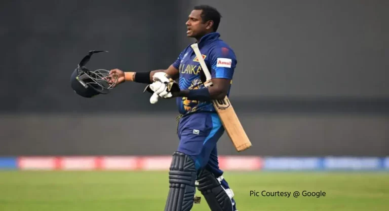 Angelo Mathews Timed Out : टाईम्ड आऊट दिल्यानंतर अशी होती अँजेलो मॅथ्यूजची प्रतिक्रिया