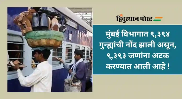 Hawkers Policy Railway : रेल्वेची फेरीवाल्यांविरोधात मोठी मोहीम; ३ कोटींची दंडवसुली