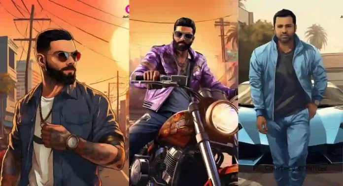 Cricket Stars in GTA 6 Roles : जीटी ६ व्हीडिओ गेमच्या ट्रेलरमध्ये विराट, हार्दिक आणि रोहित