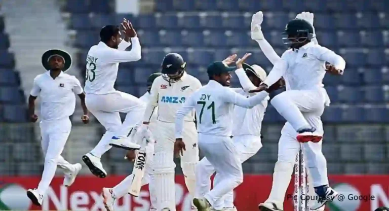Ban vs NZ Test : पहिल्या कसोटीत यजमान बांगलादेशचा न्यूझीलंडवर १५० धावांनी विजय