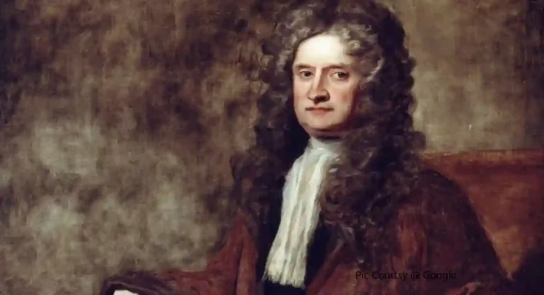 गुरुत्वाकर्षणाचा नियम आणि गतीचा सिद्धा मांडणारा Isaac Newton