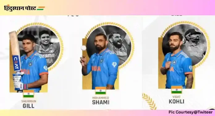 ICC Cricket Awards 2023 : कोहली, शुभमन, शामी यांना नामांकन