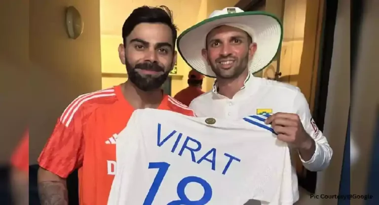 Virat Kohli Gifts Jersey : विराट कोहलीने आपली जर्सी जेव्हा केशव महाराजला भेट दिली