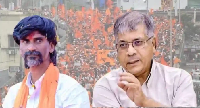 Prakash Ambedkar : प्रकाश आंबेडकरांचे जरांगे पाटलांना आवाहन; म्हणाले कायदेशीर लढा उभा करायचा असेल, तर...