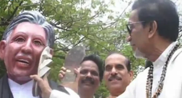 Shiv Sena Video : 'तो' व्हिडिओ पोस्ट करत सत्तापिपासू उद्धव ठाकरेंचा शिवसेनेने केला जाहीर निषेध