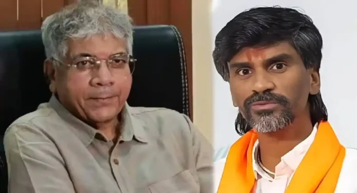 Prakash Ambedkar : प्रकाश आंबेडकरांनी घेतली मनोज जरांगेंची भेट; तासभर चर्चा