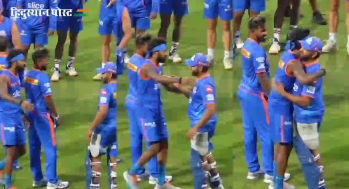 Rohit Hardik Hug : रोहित हार्दिकच्या नेतृत्वाखाली खेळण्यासाठी सज्ज, सरावाच्या वेळी दोघांनी दिलं आलिंगन