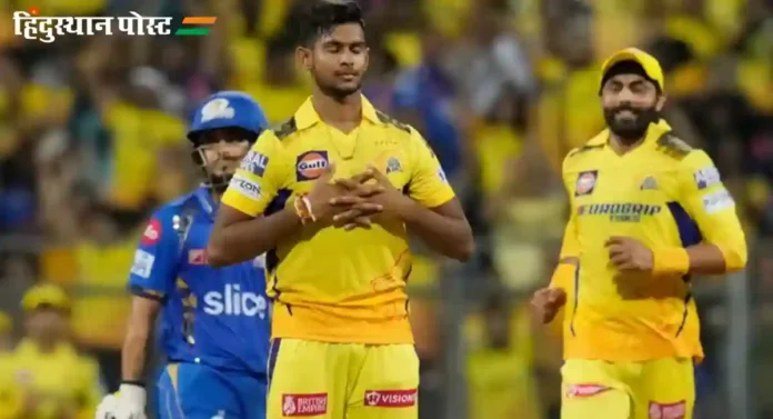 IPL 2024, CSK vs MI : २ झेल, तिलक वर्माचा आल्या आल्या चौकार, पथिराणाचं नाट्यमय षटक