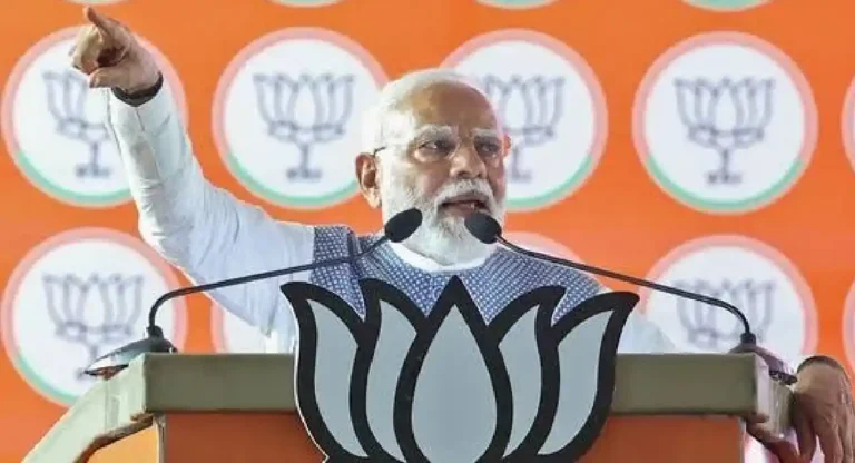 Narendra Modi : काँग्रेस देशात आरक्षणाची लूट करू पहात आहे; पंतप्रधान नरेंद्र मोदी यांचा घणाघात