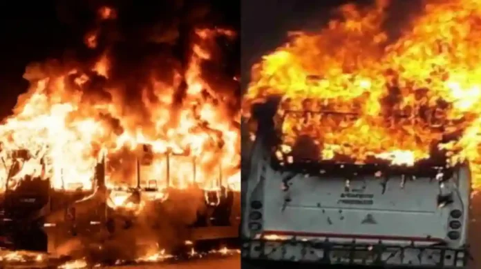 Haryana Bus Fire: हरियाणामध्ये भाविकांच्या बसला भीषण आग; १० जणांचा मृत्यू, २४ जखमी