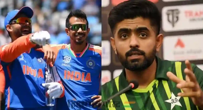 T20 World Cup, Ind vs Pak : ‘तेल लगाओ डाबरका, विकेट लो बाबरका,’ पंतला या घोषणेतून मिळाली प्रेरणा?