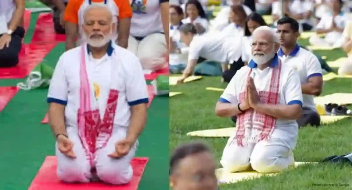 International Yoga Day: जगातील वरिष्ठ नेते जेव्हा संधी मिळते तेव्हा माझ्याशी योगाची चर्चा करतात, पंतप्रधान योग कार्यक्रमानिमित्त म्हणाले...